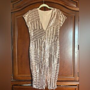 Rose Gold Shimmer Dress